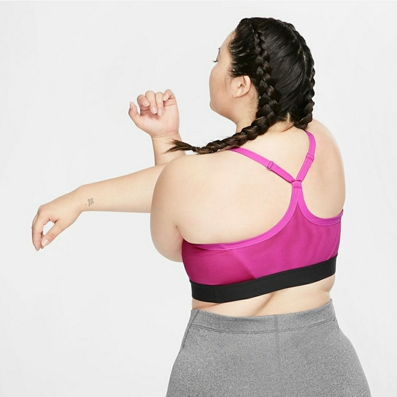 ‼SOLD‼ Nike Indy Active Yoga Sportsbra Pink Top - Picture 7 of 16